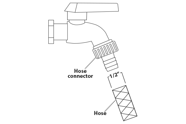 Hose connector diagram