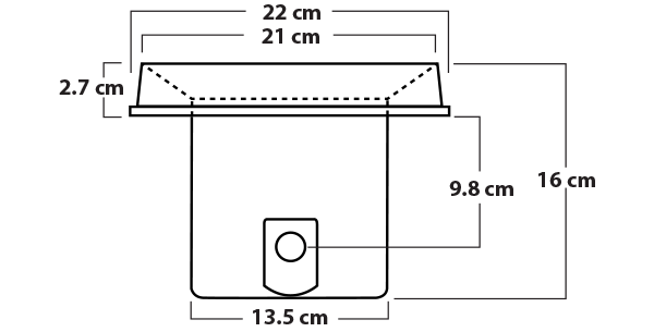 Medidas de Tina para Mueble