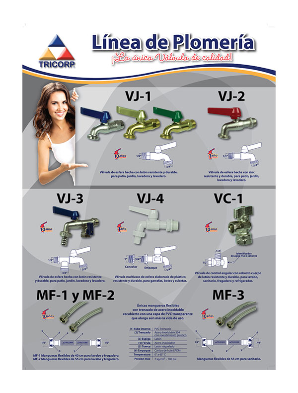 Poster punto de venta para v&aacute;lvulas