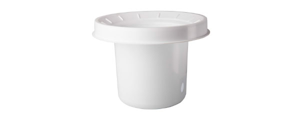 Plastic container for wooden furniture