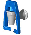 V&aacute;lvula blanca de palanca de color azul modelo AFR-2