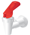 V&aacute;lvula de palanca de color roja modelo AFR-2