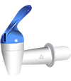 V&aacute;lvula blanca palanca azul modelo AFR-5