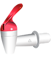 V&aacute;lvula blanca palanca roja modelo AFR-5