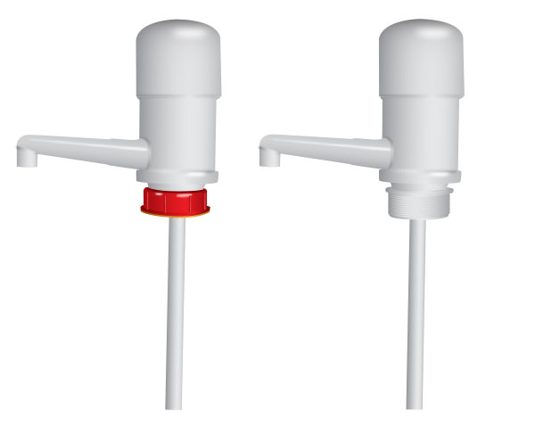BM-2 125 ml dispensing pump for 20 and 50 l jugs and 200 l drums