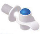 V&aacute;lvula de bot&oacute;n azul negro BTN-1