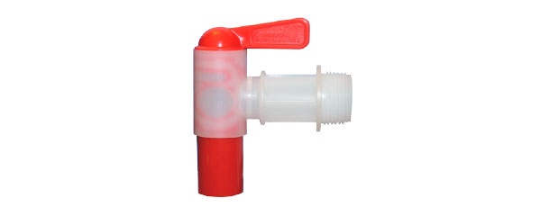 MV-3 1" ext. 3/4" int. half-turn spigot