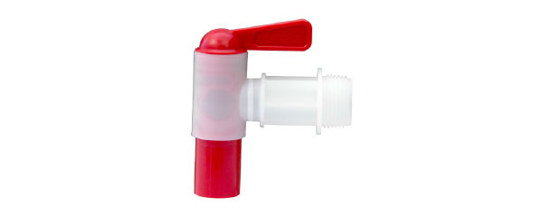MV-3 1" ext. 3/4" int. half-turn spigot