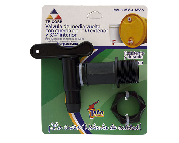 Presentaci&oacute;n v&aacute;lvula de media vuelta MV-4
