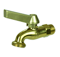 Golg-gold color 1/2" brass Bibcock